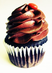 free chocolate cupcake photo