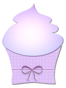 purple cupcake clip art