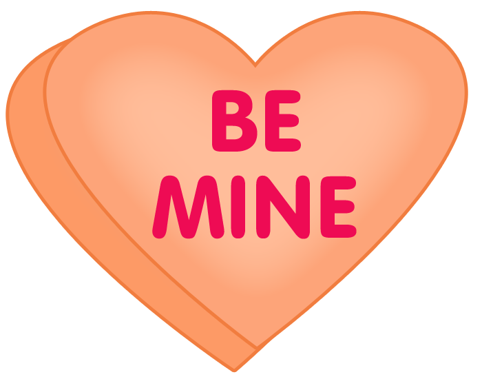 free candy heart clipart - photo #2