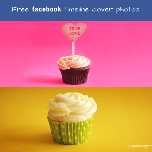 Birthday Cake Toppers on Cupcake Facebook Timeline Cover Photos   Cupcake Clipart