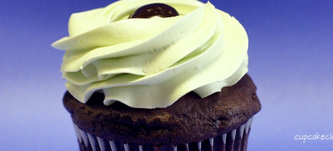 mint chocolate cupcake