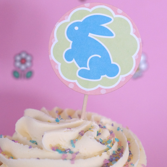 easter cupcake toppers