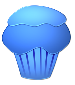 blueberry cupcake